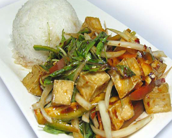 Image: Pad Kra Prow with Tofu
